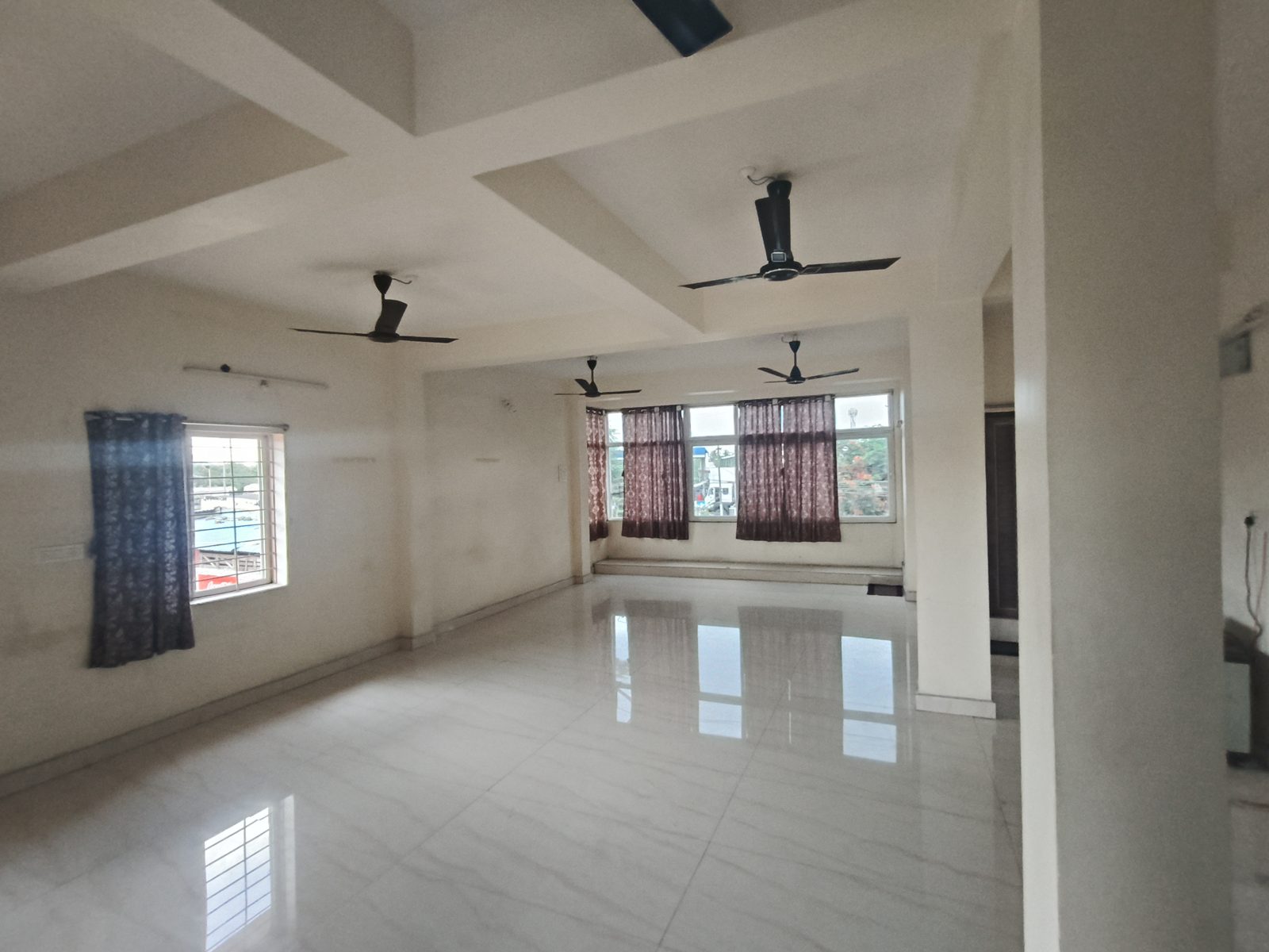 Grand interior of Blessing Convention Hall prepared for a celebration